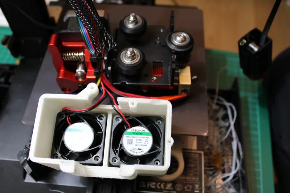 Vỏ Dual 4020 cho bộ gantry/đầu phun direct drive UniTak3D Ender - Image 7