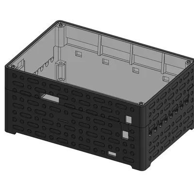 Vỏ hộp cho bo mạch điều khiển kính hiển vi SQUID