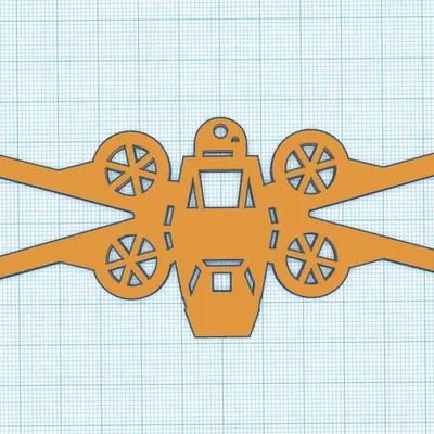 Móc Treo Trang Trí X-wing