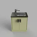 Doll House Kitchen Sink 1:12 - Thumbnail 1