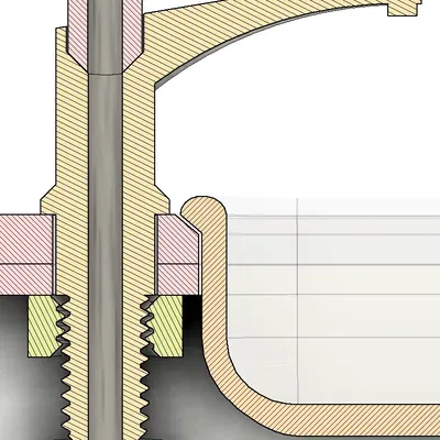 Doll House Kitchen Sink 1:12
