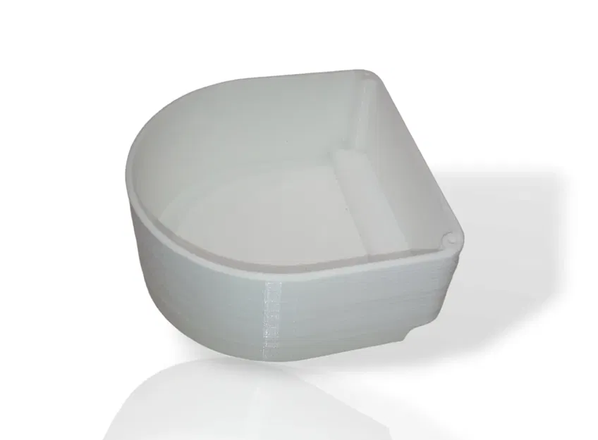 Tô Đựng Thức Ăn Thú Cưng Hình Bán Nguyệt Cho Lồng - Image 1