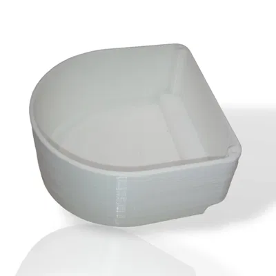 Tô Đựng Thức Ăn Thú Cưng Hình Bán Nguyệt Cho Lồng