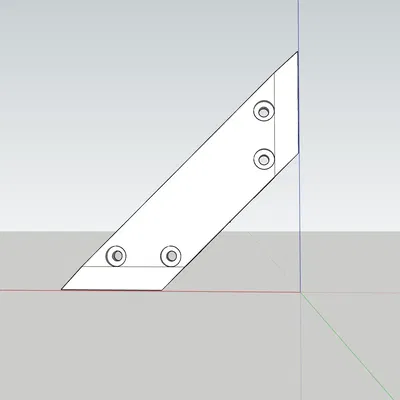 Pát Góc Vuông 90 Độ Gắn Ngoài Cho Thanh Nhôm 2020