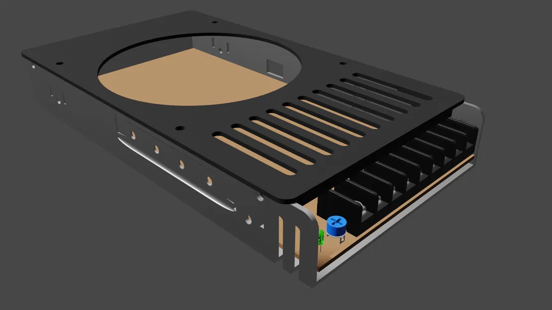 Mean Well LRS-350 Lid for 120mm Fan - Image 2