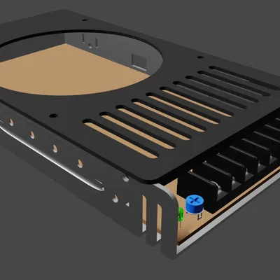 Mean Well LRS-350 Lid for 120mm Fan