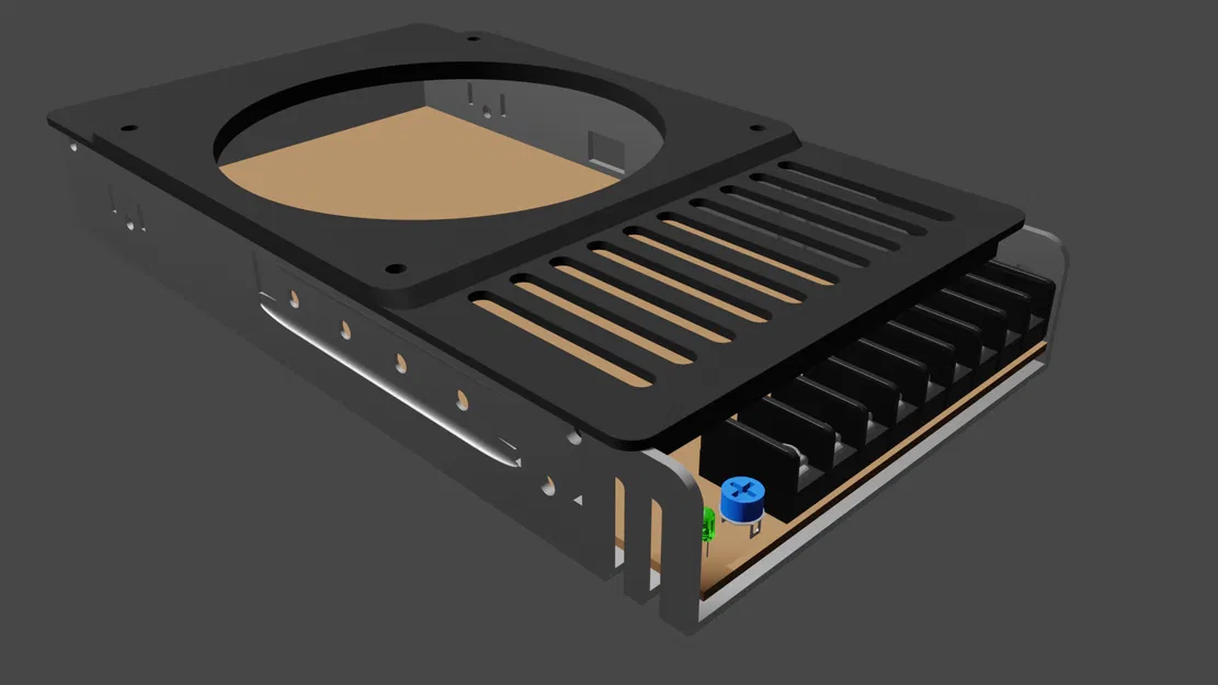 Mean Well LRS-350 Lid for 120mm Fan - Image 3