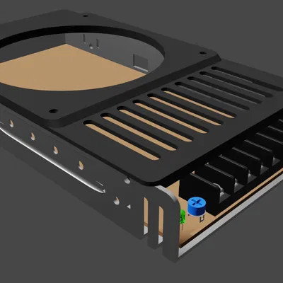 Mean Well LRS-350 Lid for 120mm Fan