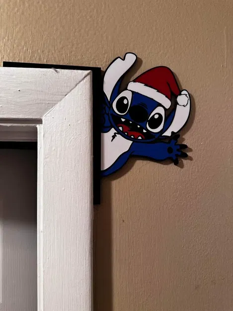 Móc Treo Cửa Giáng Sinh Stitch - Image 1