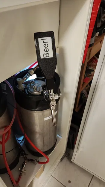 Tay Nắm Vòi Bia Có Màn Hình NFC E Ink (Ren Vặn) - Image 1