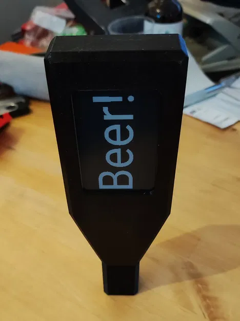 Tay Nắm Vòi Bia Có Màn Hình NFC E Ink (Ren Vặn) - Image 2