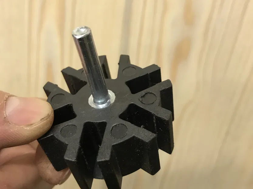 Shou Sugi Ban / con lăn chà nhám nylon - Image 5