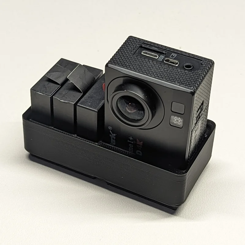Khay Đựng Camera Mini & 3 Pin Gridfinity 1x2x1/2