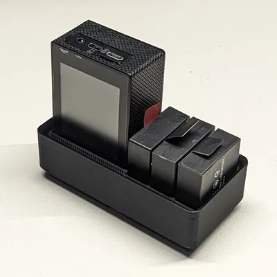 Khay Đựng Camera Mini & 3 Pin Gridfinity 1x2x1/2