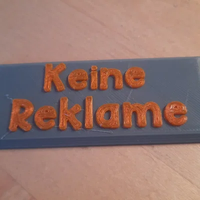 Tấm Biển Cấm Quảng Cáo Hộp Thư