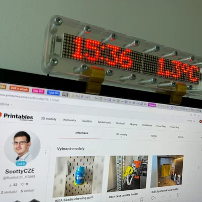 Kệ Gắn Đồng Hồ Lên Màn Hình Máy Tính