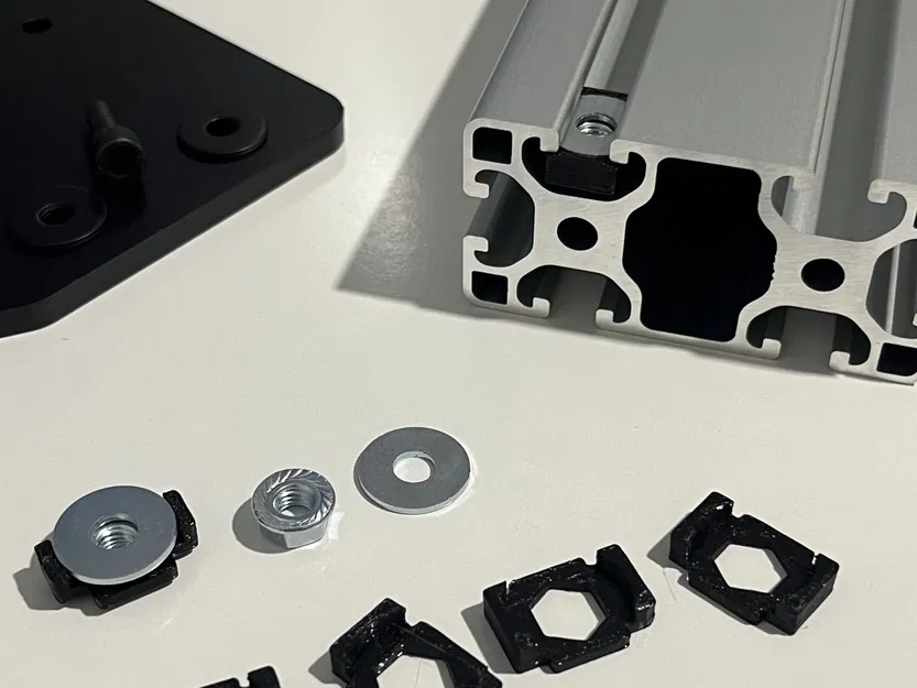 Hộp đai ốc và vòng đệm M6 cho thanh nhôm - Image 1