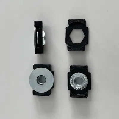 Hộp đai ốc và vòng đệm M6 cho thanh nhôm