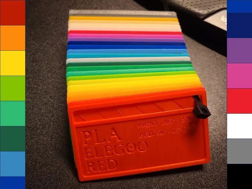 Filament Sample Cards (40+ Color/Brand Combinations) - Image 1