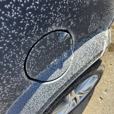 Round Fuel Door Ice Scraper - Offset