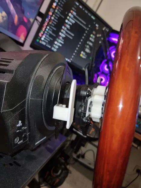 Thrustmaster T300 Wheel adaptor (with directional pad holder) + Paddle shifters. - Image 3