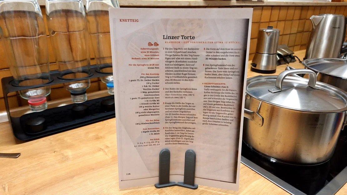 Zettel-Halter, Rezept-Halter/Slip Holder, Recipe holder - Image 1