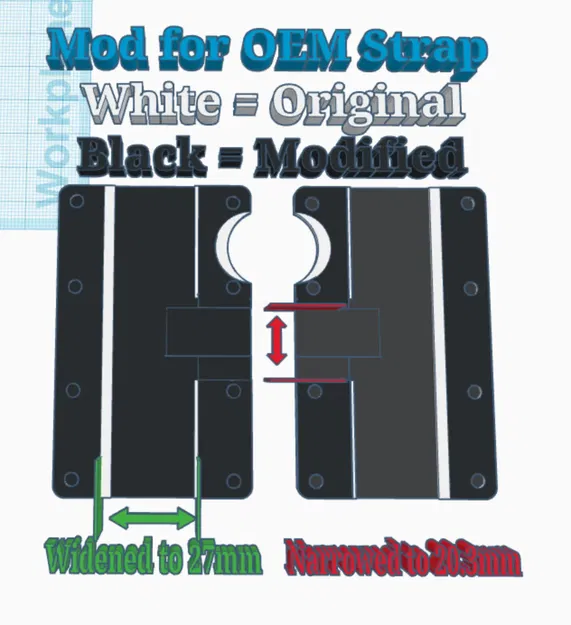 Phụ kiện thay thế Ví Ridge sửa đổi vừa với dây đeo OEM - Image 1