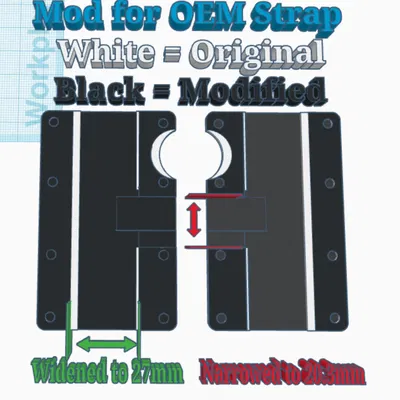 Phụ kiện thay thế Ví Ridge sửa đổi vừa với dây đeo OEM