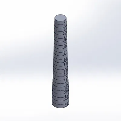 Dụng Cụ Đo Size Nhẫn (Thang đo Ý)