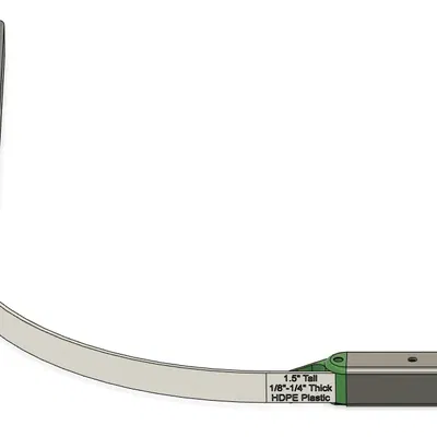 Đầu Nối Ray RC In Được Cho Ống Vuông 44MM ID / 50MM OD