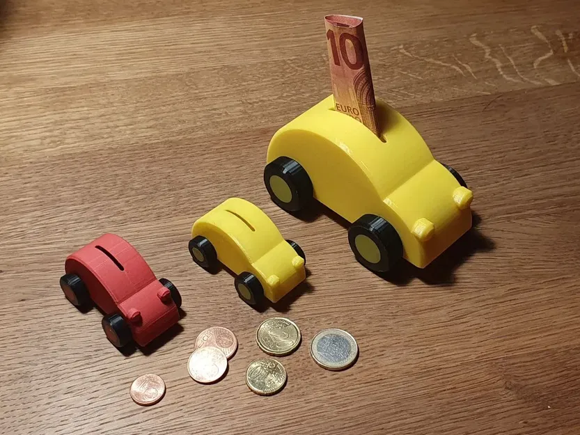 Xe Hơi Đựng Tiền Xu Đầu Tiên / Hộp Tiết Kiệm Cho Xe Hơi Đầu Tiên - Image 4