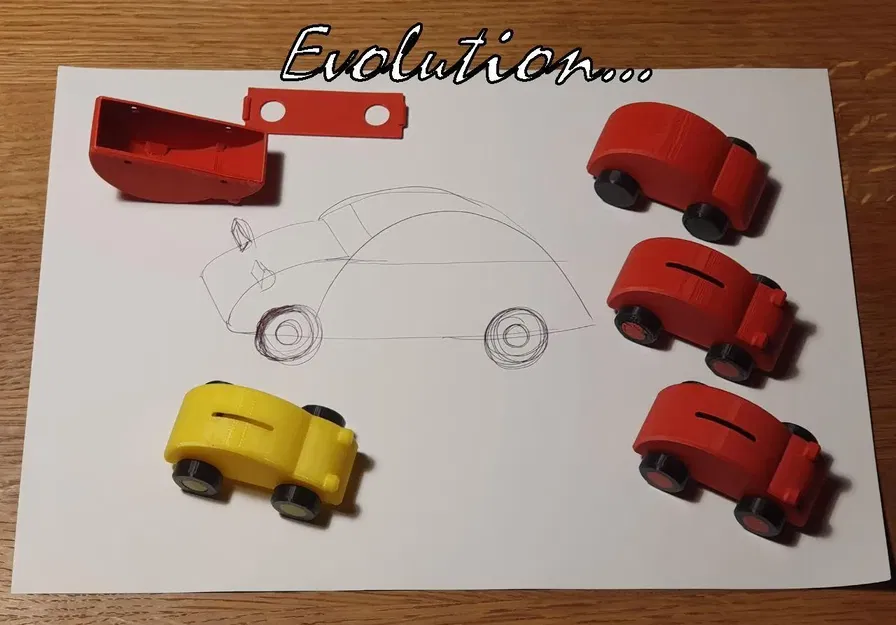 Xe Hơi Đựng Tiền Xu Đầu Tiên / Hộp Tiết Kiệm Cho Xe Hơi Đầu Tiên - Image 16