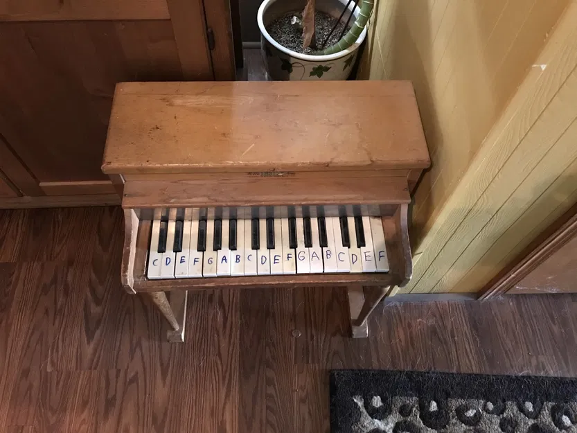 Phím Đàn Piano Đồ Chơi Thay Thế Cho Mello Ely Tone (Phím Đen Sắp Ra Mắt!) - Image 1