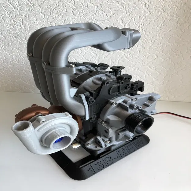 Đế Trưng Bày Động Cơ Rotary Mazda RX7 13B-REW - Image 1