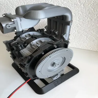 Đế Trưng Bày Động Cơ Rotary Mazda RX7 13B-REW