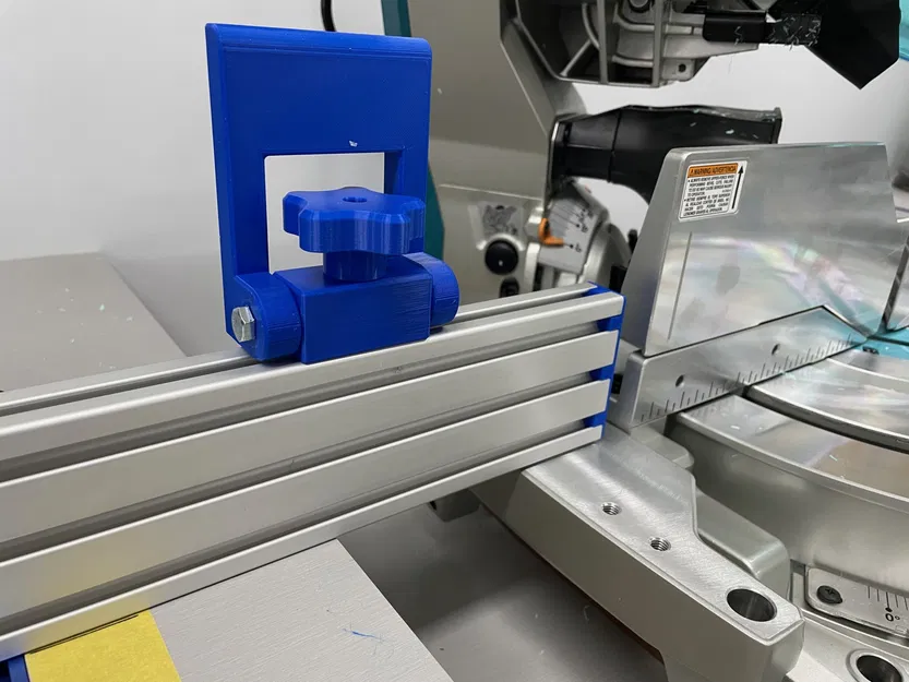 Chặn Gập & Núm Vặn Cho Thanh Nhôm Máy Cưa Miter Dòng EX 10 - Image 1