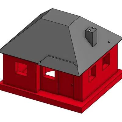 25 Days Of 3D printing Christmas advent calendar No. 2 Christmas Cottage