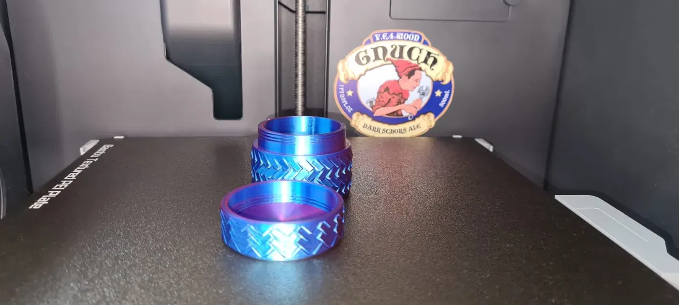 Hộp Đựng Trụ "Screw Top Lid Rugged Cylindrical Container" Ren Vặn - Image 2