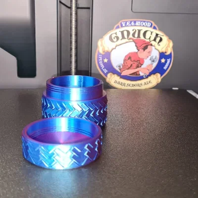 Hộp Đựng Trụ "Screw Top Lid Rugged Cylindrical Container" Ren Vặn