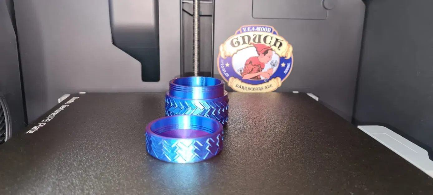 Hộp Đựng Trụ "Screw Top Lid Rugged Cylindrical Container" Ren Vặn - Image 4