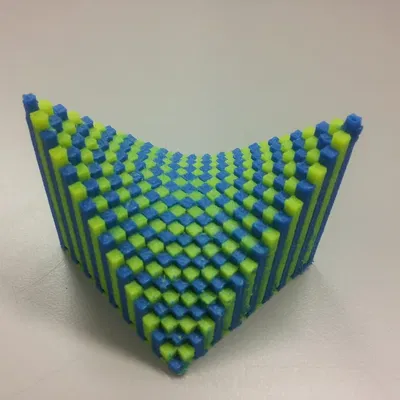 A Discretized Hyperbolic Paraboloid