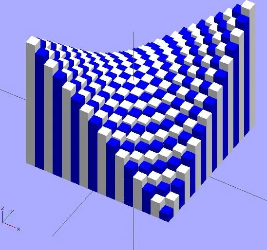 A Discretized Hyperbolic Paraboloid - Image 5