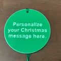 Customizable Christmas Ornament - Thumbnail 3