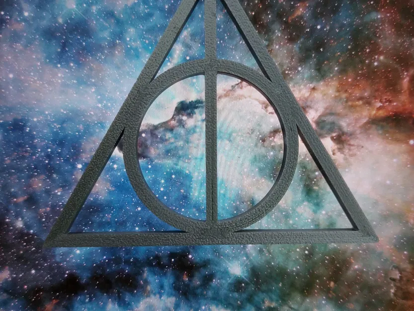 Mặt dây chuyền Harry Potter - Biểu tượng Deathly Hallows - Image 1