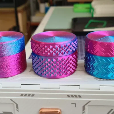 Hộp Hình Trụ Cứng Cáp Nắp Vặn Bản Sạch/Da Mờ