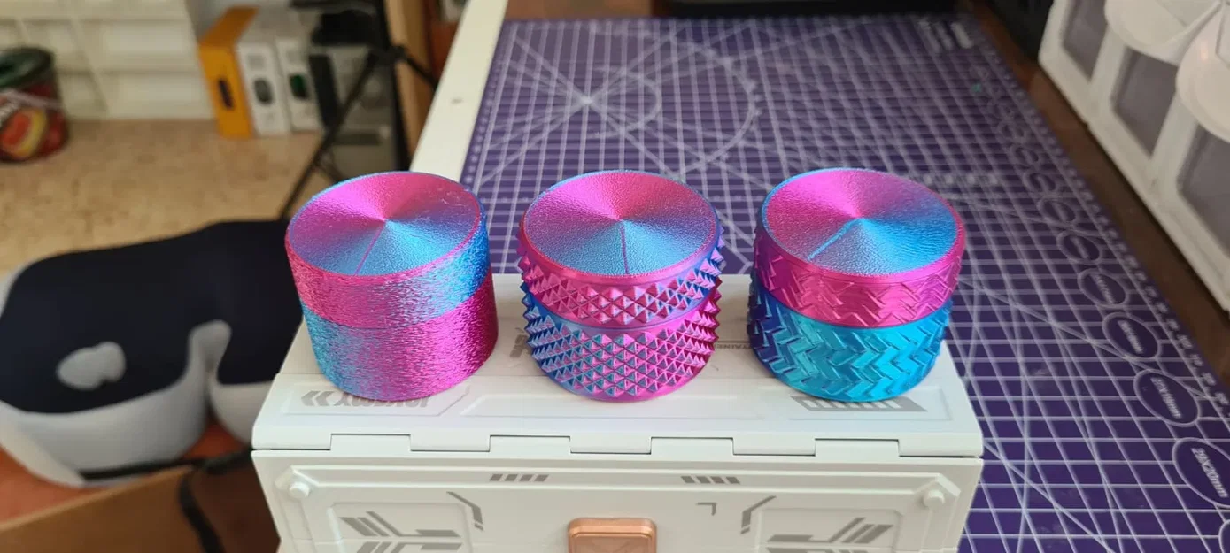 Hộp Hình Trụ Cứng Cáp Nắp Vặn Bản Sạch/Da Mờ - Image 7