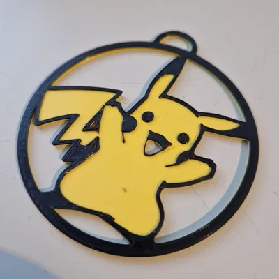 Mặt dây chuyền Pikachu / Đồ trang trí cây thông Noel