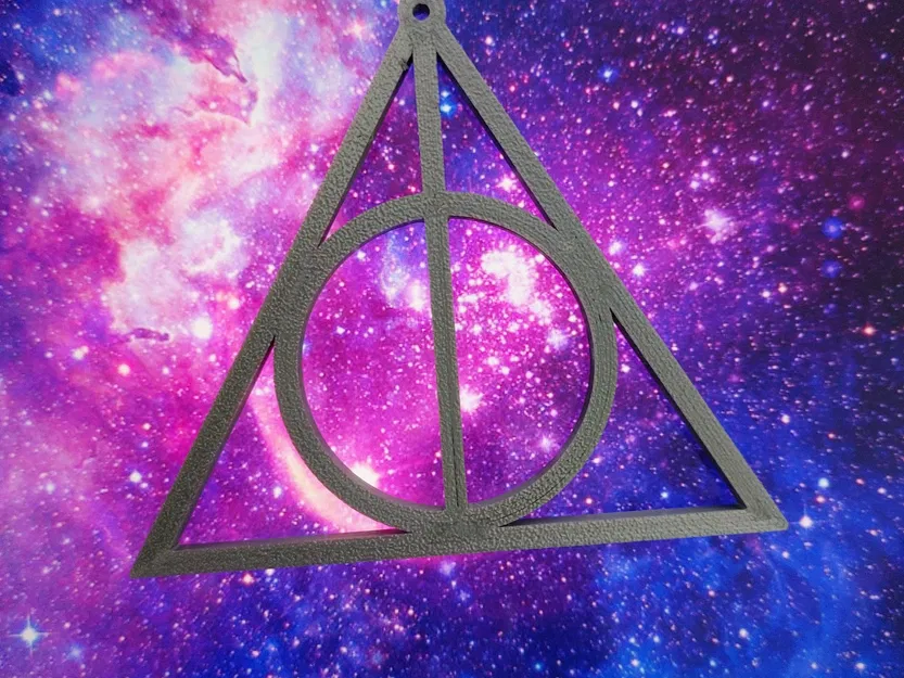 Mặt dây chuyền Harry Potter - Biểu tượng Deathly Hallows - Image 2