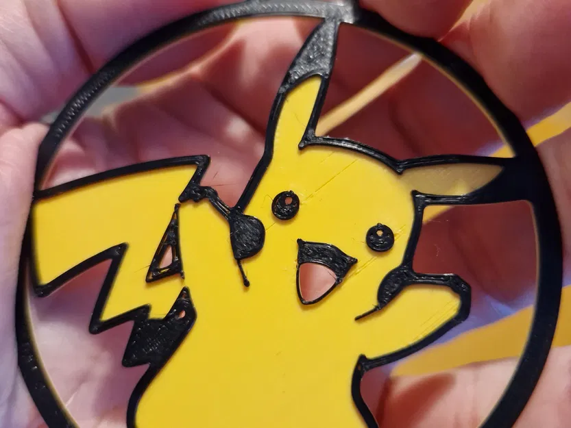 Mặt dây chuyền Pikachu / Đồ trang trí cây thông Noel - Image 2