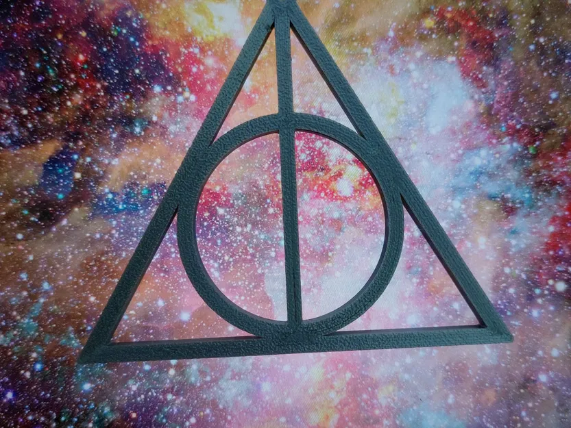 Mặt dây chuyền Harry Potter - Biểu tượng Deathly Hallows - Image 3
